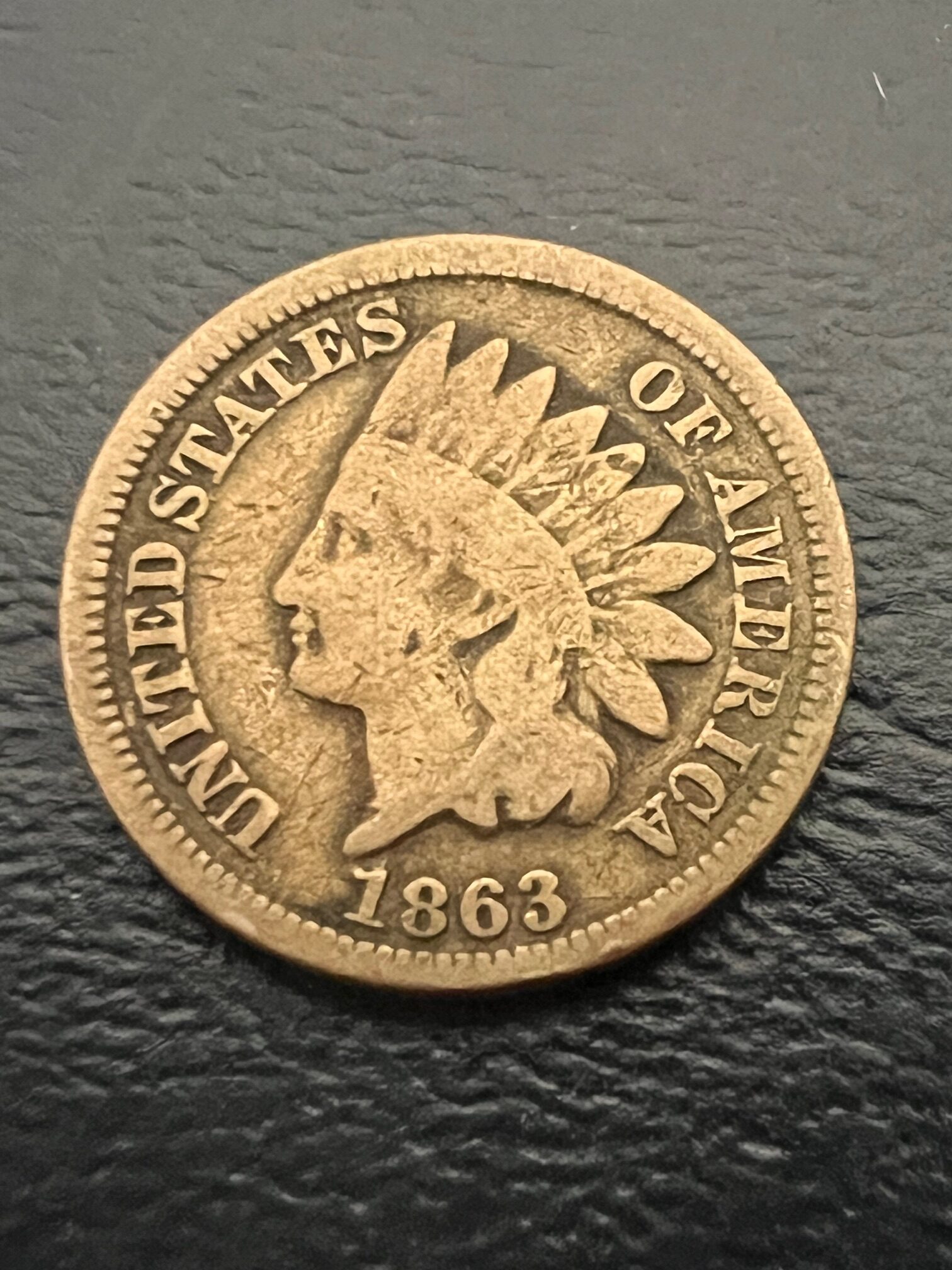 1863 Indian Head cent