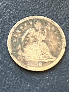 1838 Half Dime ( Small Stars)