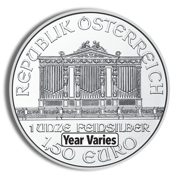 1 oz Austrian Silver Philharmonic (Year Varies)