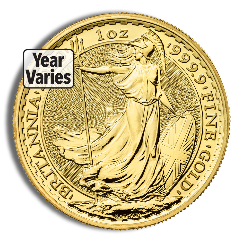 1 oz Gold Britannia (Year Varies)