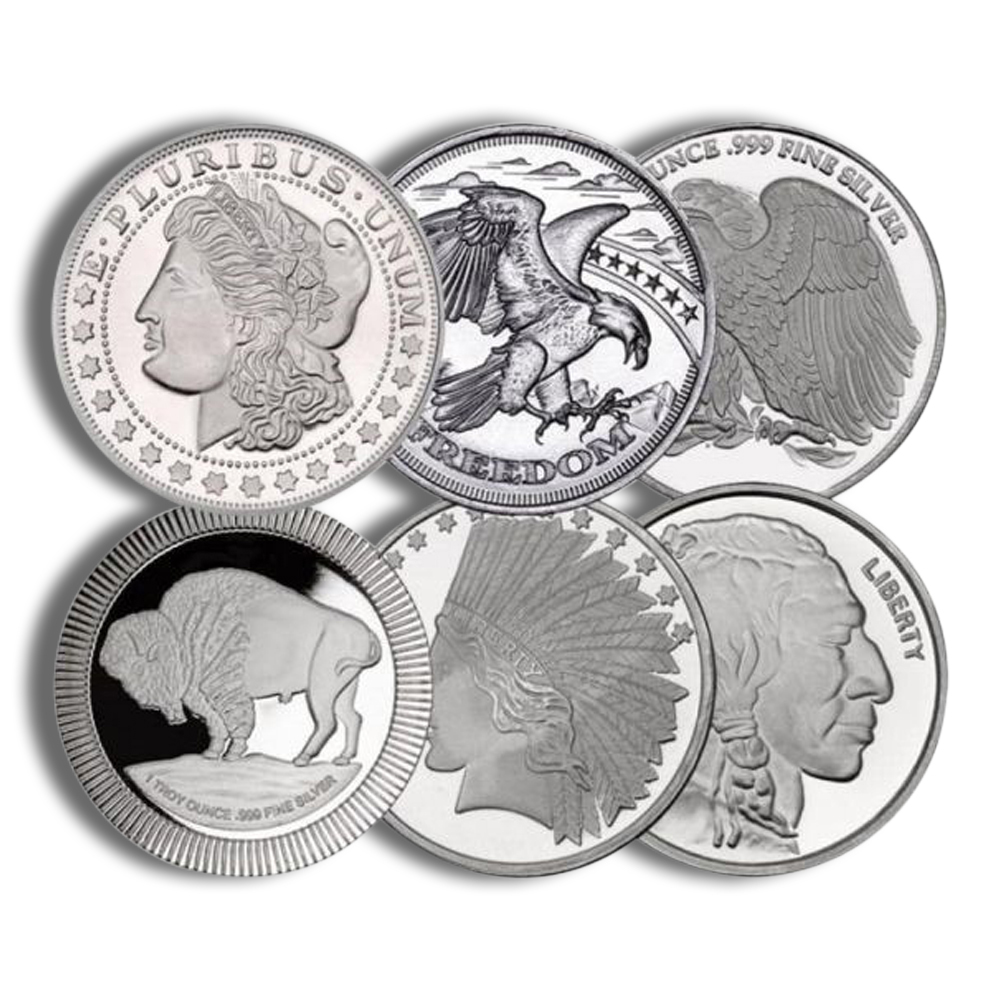 1 oz Silver Round - Design Varies