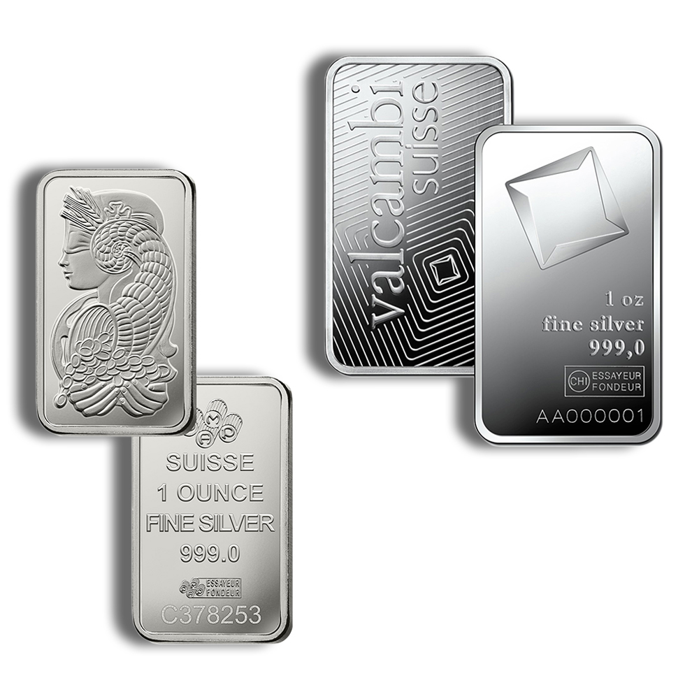 1 oz Silver Bar - Brand Varies