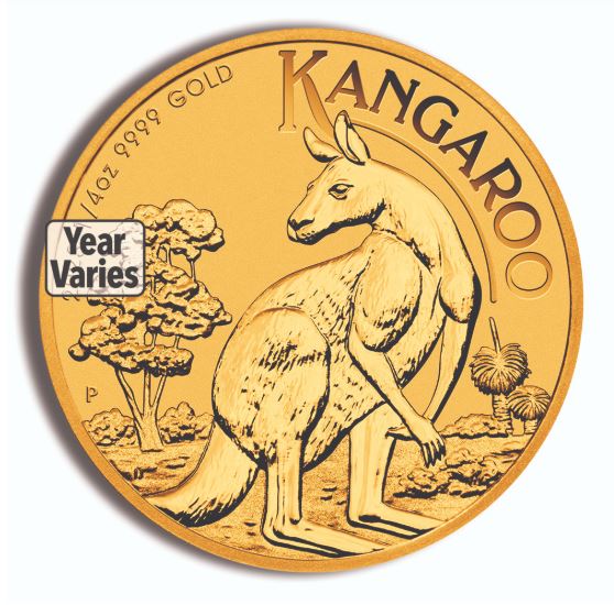 1/4 oz Australian Kangaroo Gold Coin (Year/Design Varies)