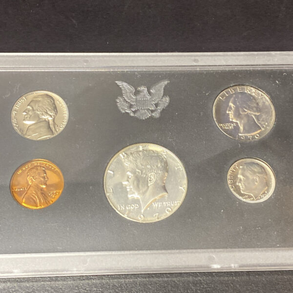 (2x) 1970 Proof Sets One Small Date & One Large Date Cent U.S Mint OGP Pictured