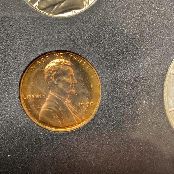 (2x) 1970 Proof Sets One Small Date & One Large Date Cent U.S Mint OGP Pictured