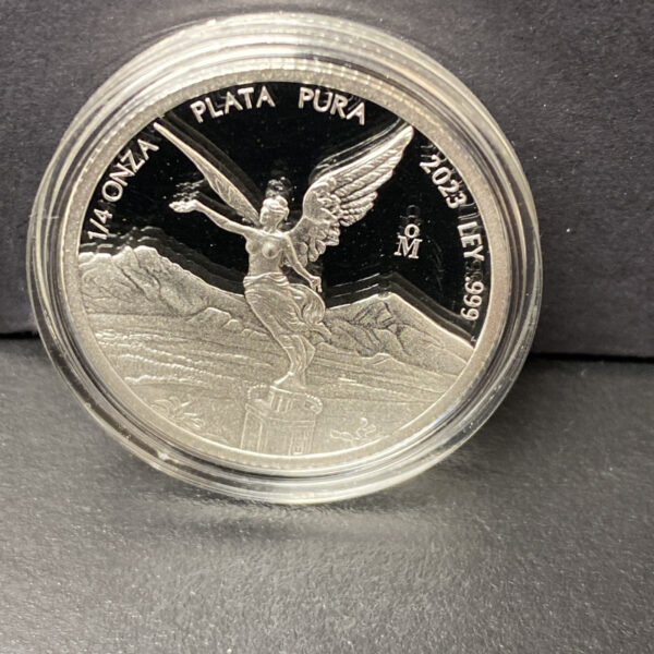2023 1/4oz Proof Silver Libertad One Quarter Troy Ounce Fine Silver .999 Capsule