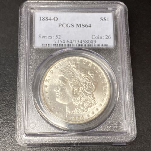 1884-O Morgan $1 Silver Dollar PCGS MS64 Brilliant Shine! *7188404