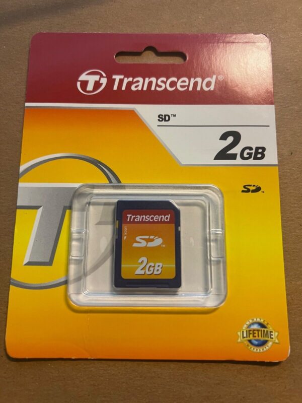Transcend 2GB SD Memory Card (TS2GSDC)  #3192
