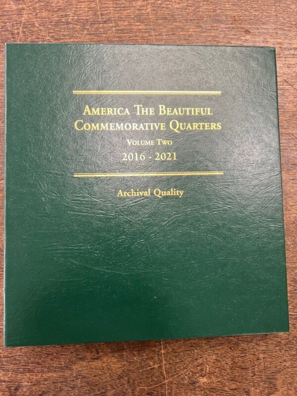 Coin Book, America the beautiful commemorative quarters volume two,  2016-2021
