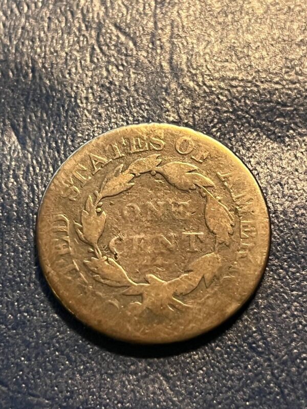 1826 Braided Hair Large Cent US Copper Coin BN