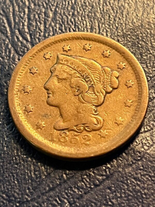 1852 1C BN Braided Hair   #3158