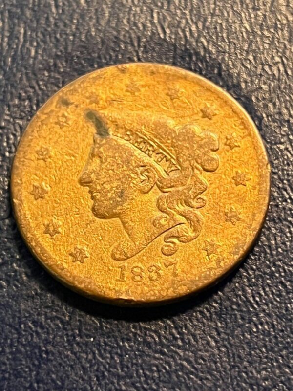 1837 Coronet Head Large Cent     #3151