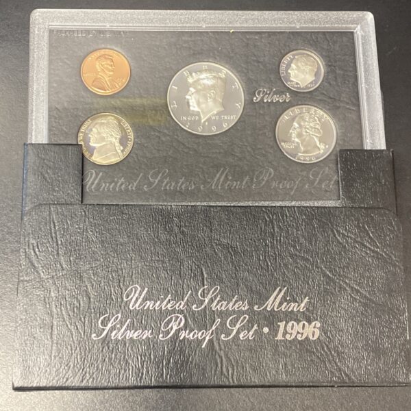 Lot of (7) 1992-1998 US Mint Silver Proof Sets In OGP 90% Silver Coins w/ COAs