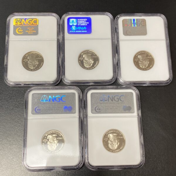 2003-S Clad NGC PF70 ULTRA CAMEO ~ Proof 5 Coin Statehood Quarter Set