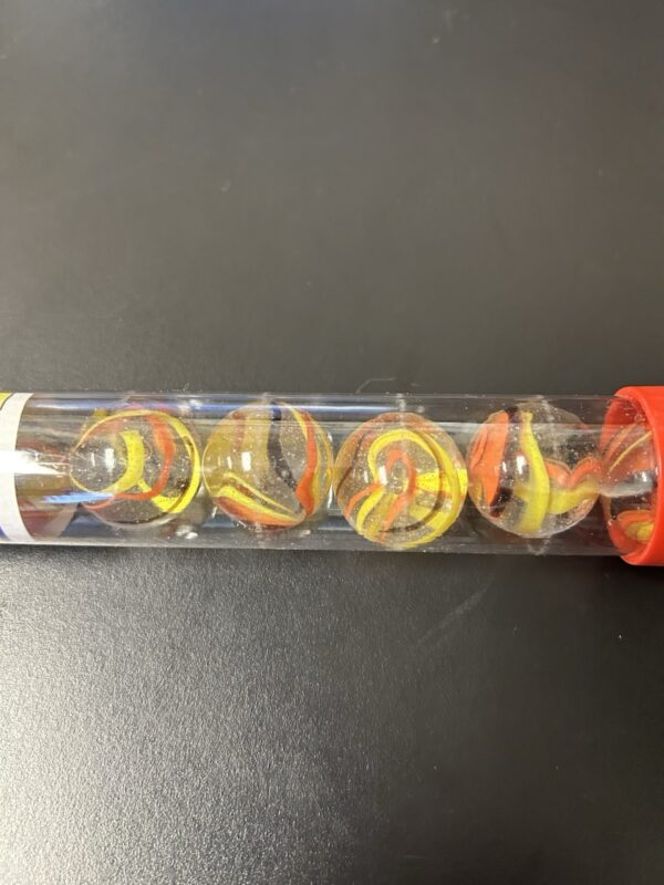 Moon Marble Company Boulder Pak 9 Marbles Citrus Twist Design Vintage Pack