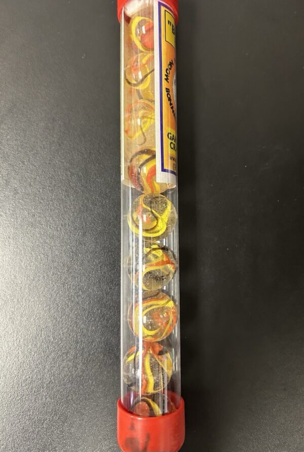 Moon Marble Company Boulder Pak 9 Marbles Citrus Twist Design Vintage Pack