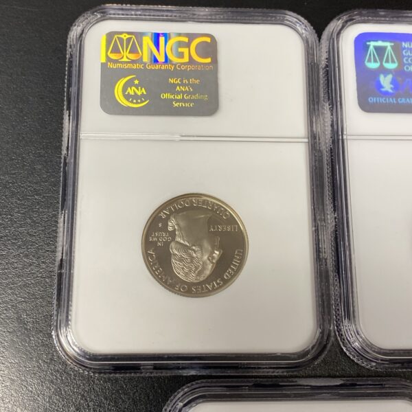 2003-S Clad NGC PF70 ULTRA CAMEO ~ Proof 5 Coin Statehood Quarter Set
