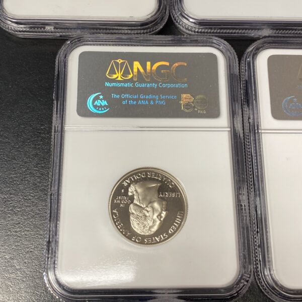 2003-S Clad NGC PF70 ULTRA CAMEO ~ Proof 5 Coin Statehood Quarter Set