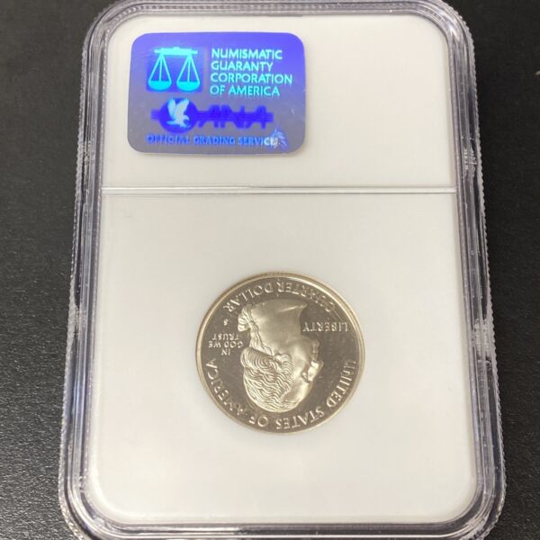 2002-S Clad Proof Ohio OH State Quarter NGC PF 70 Ultra Cameo Washington 25c