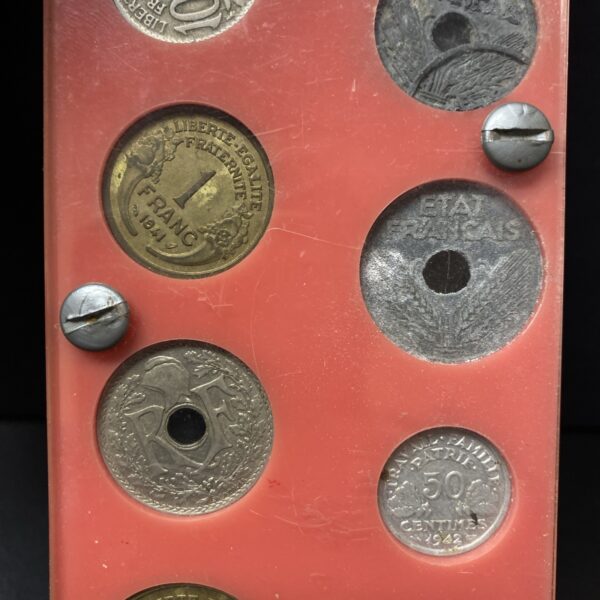 SILVER - WORLD Coin Set - 1911-1943 Francs Centimes Fraternites 12 Coins