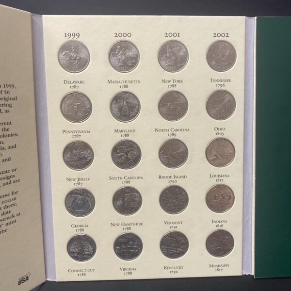 1999-2009 State Quarters & Territories Complete 58 Coin Unc Set Brilliant Coins!