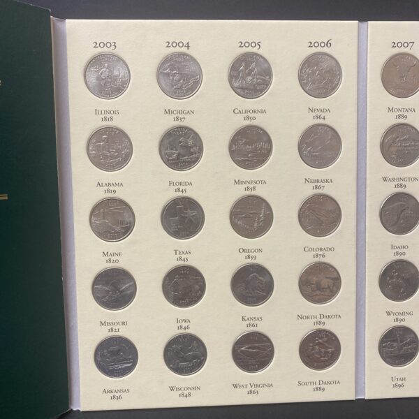 1999-2009 State Quarters & Territories Complete 58 Coin Unc Set Brilliant Coins!