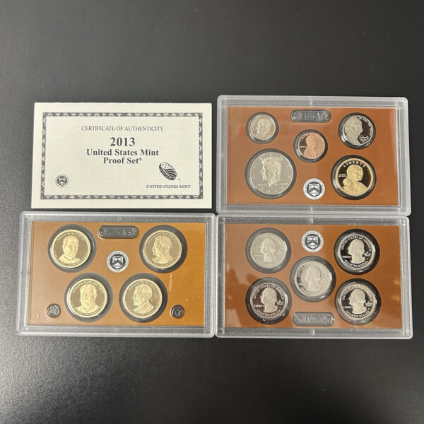 2013 United States Mint 14 Coin Proof Set OGP & COA Free Shipping