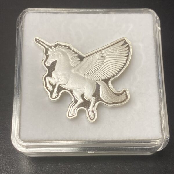 Rare! 5g gram  .999 Fine Silver UNICORN Pan Silver Company In Capsule (No Box)