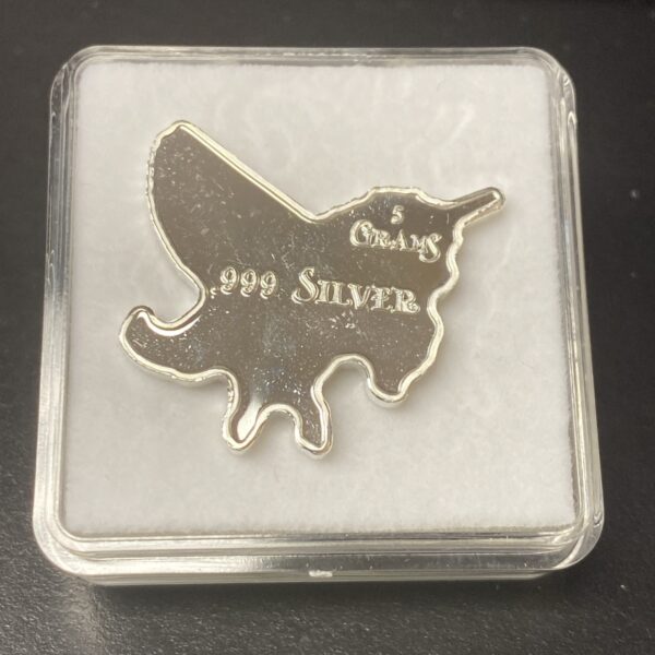 Rare! 5g gram  .999 Fine Silver UNICORN Pan Silver Company In Capsule (No Box)
