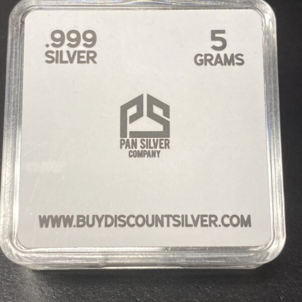 Rare! 5g gram  .999 Fine Silver UNICORN Pan Silver Company In Capsule (No Box)