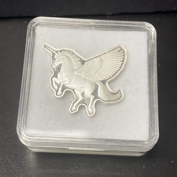 Rare! 5g gram  .999 Fine Silver UNICORN Pan Silver Company In Capsule (No Box)