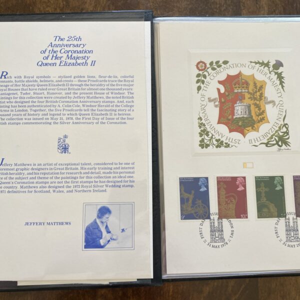 25th Anniversary Of The Coronation Of Her Majesty Queen Elizabeth II First Day