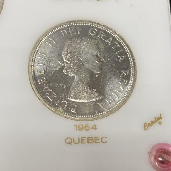 Canada Silver Commemorative 5 Coin Capital Set 1935 1939 1949 1958 1964 0.800 Ag