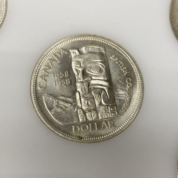 Canada Silver Commemorative 5 Coin Capital Set 1935 1939 1949 1958 1964 0.800 Ag