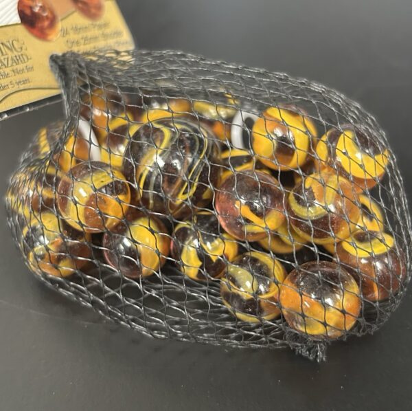 Mummy Mega Marbles Net Bag 24 Players 1 Shooter Retired Set (2004-2006)