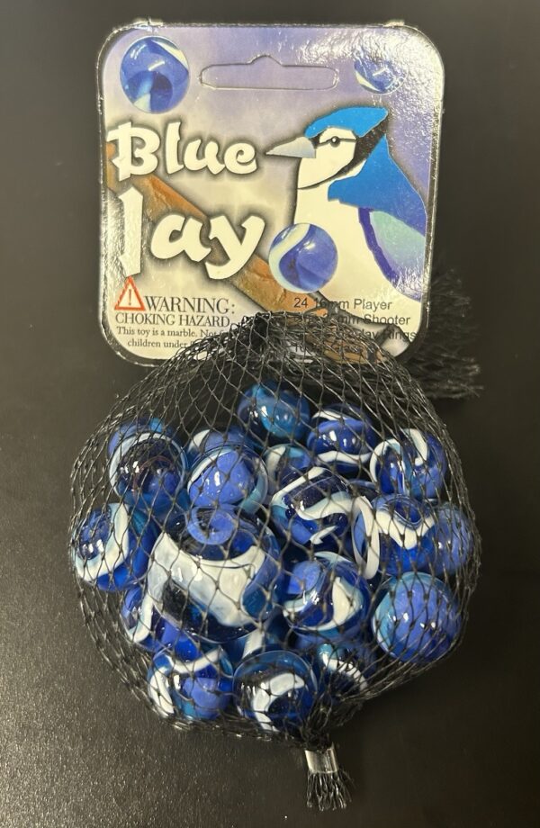 Blue Jay Mega Marbles Net Bag 24 Players 1 Shooter Retired Set (2004-2006)