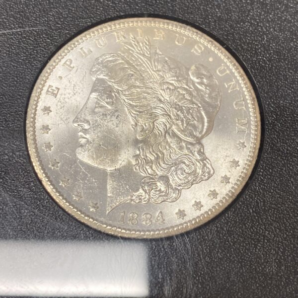 1884-CC $1 Morgan Silver Dollar GSA Uncirculated w/Box (No COA)