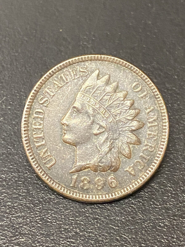 1896 Indian Head Cent Penny Native American 1c G-VG (As Pictured)*319