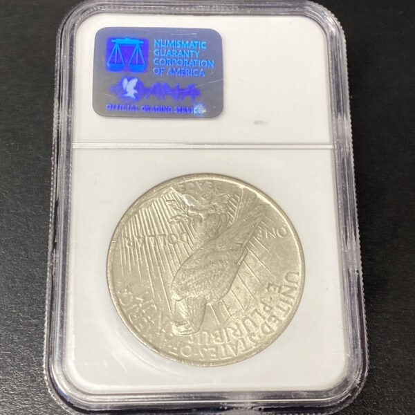 1922 Peace Dollar Binion Silver Hoard Uncirculated- Binion Collection - NGC