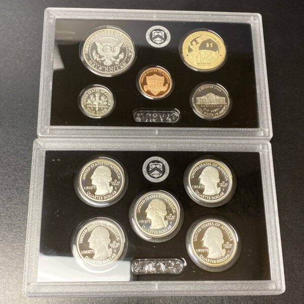 2015 Silver Proof Set U.S. Mint 14 Coins Original Government Packaging OGP COA