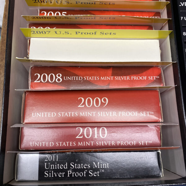 Lot Of 20 US Mint Silver Proof Sets OGP Boxes & COAs 2000-2019 includes 2012 KEY