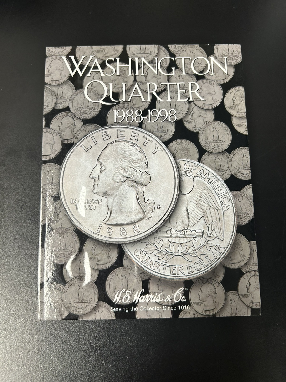 Washington Quarter 1988-1998 H.E. Harris & Co Holder Empty