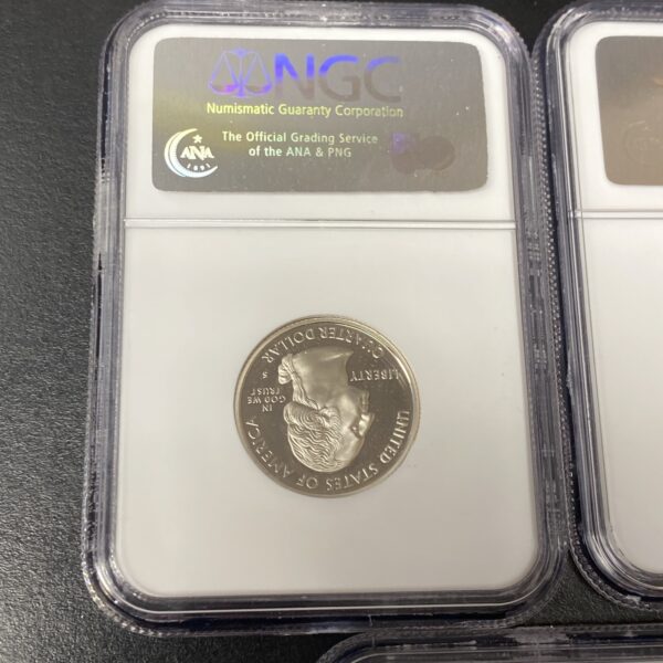 2005-S CLAD US State Quarters 25c Proof Set (5) NGC PF70 Ultra Cameo
