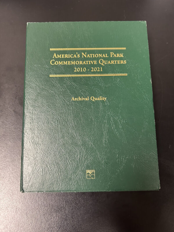 America's National Park Commemorative Quarters 2010-2021 Empty Album