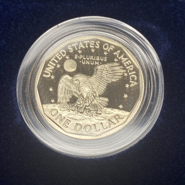 1999 -P  $1 Proof Susan B Anthony Dollar Coin with Original Box & COA US Mint