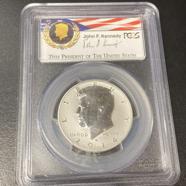 2014 PDSW 50th Anniversary Kennedy Half Dollar 4pc Set PCGS MS PR70 First Strike
