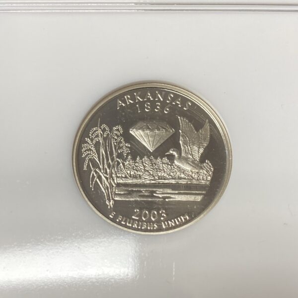 2003-S Arkansas AR Clad Statehood Quarter NGC PF 70 ULTRA CAMEO Perfect Coin!