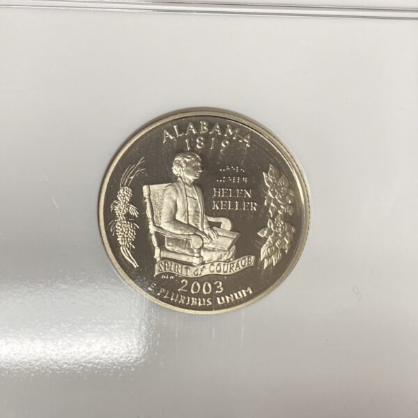 2003-S Alabama AL Clad Statehood Quarter NGC PF 70 ULTRA CAMEO Perfect Coin!