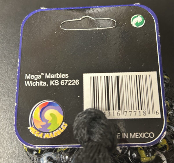 Raven Mega Marbles Net Bag 24 Players 1 Shooter Retired Set (2004-2006)