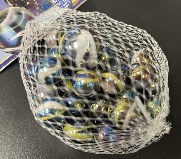 Rumba Collector Series Net Bag Glass Mega Marbles Vacor 1 Shooter 24 Players
